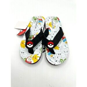Ground Up Pokemon Boys Flip Flops size 2
